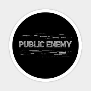 Public Enemy Road Line Magnet